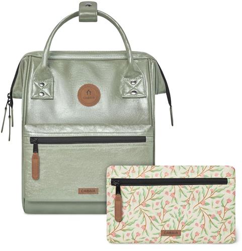 CABAIA vrije tijd rugzak rugzak met laptopvak Adventurer Iridescent Backpack 10L Riverdale groene
