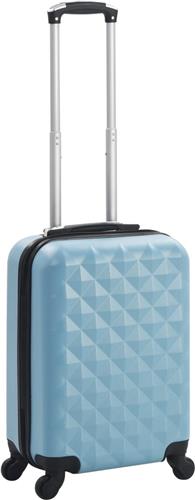 vidaXL - Harde - koffer - ABS - blauw