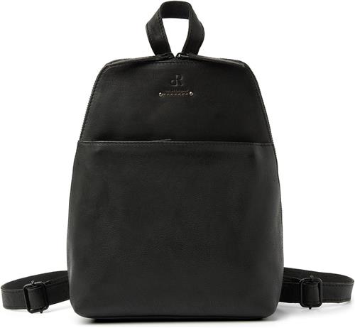 Rugtas van dR Amsterdam | Rugtas leer dames | Leren tas | Leren rugzak | Leren rugzak dames | Rugzak leer | Leren rugzakje dames | Tampa - 933690 Black