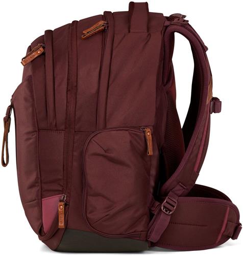 satch Schoolrugzak met laptopvak Skandi Edition Match Nordic Ruby Wijnrood
