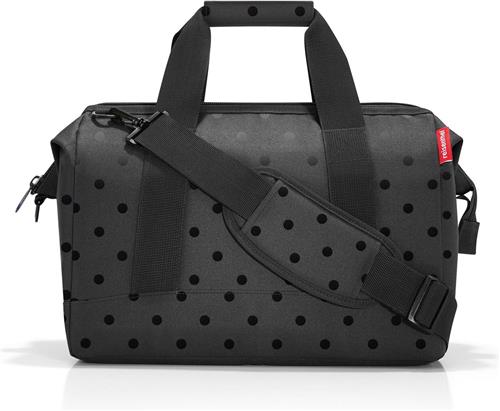 Reisenthel Allrounder M Reistas Sporttas - 18L - Glossy Dots Zwart