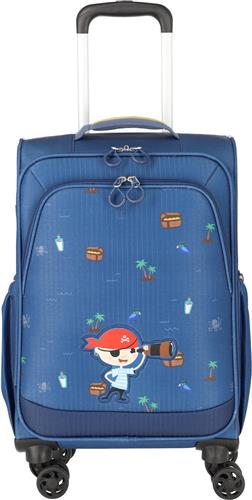 travelite Trolley Minimover Kidstrolley 4 Wheel Pirat Blauw 55cm