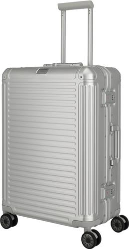 Travelite Next 2.0 4-wiel trolley M zilver