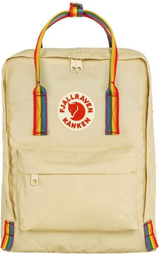 Fjällräven Vrije tijd rugzak Rugzak Kånken Kånken Rainbow 16L Light Oak - Rainbow Pattern Crème
