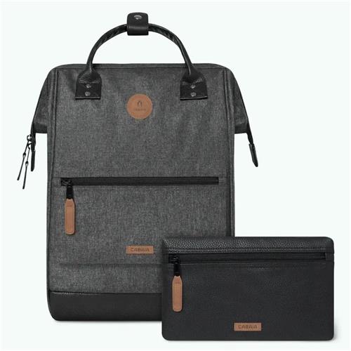CABAIA vrije tijd rugzak rugzak met laptopvak Adventurer Melanged Backpack 23L Luxembourg donkergrijs