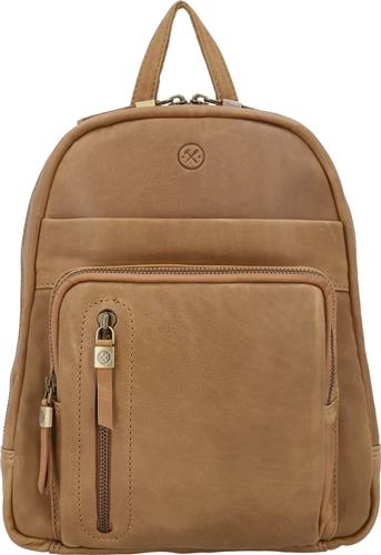 Hide & Stitches Daydreamer Rugzak - Cognac - 100% Leer