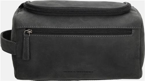 Hide & Stitches Idaho Toilettas - Zwart - 100% Leer