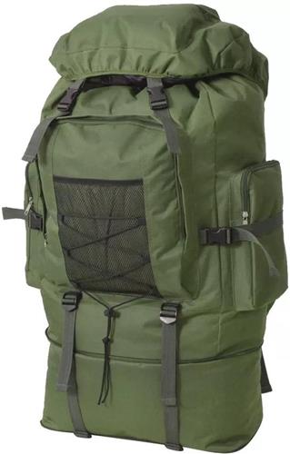vidaXL - Rugzak - legerstijl - XXL - 100 - L - groen