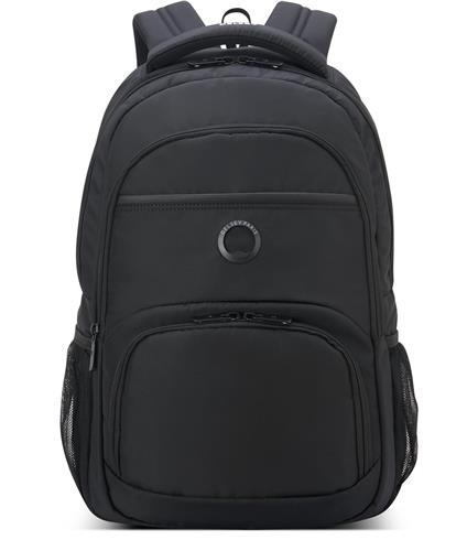 DELSEY PARIS Vrije tijd rugzak Rugzak met laptopvak Element Backpacks Aviator 29L Black Zwart
