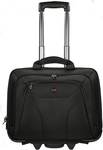 Enrico Benetti Cornell 75006 Laptop trolley 17 inch - Zwart