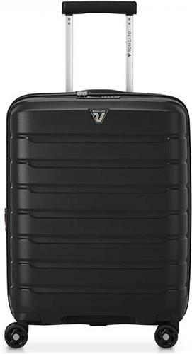 Roncato Handbagage harde koffer / Trolley / Reiskoffer - B-Flying - 55 cm - Zwart