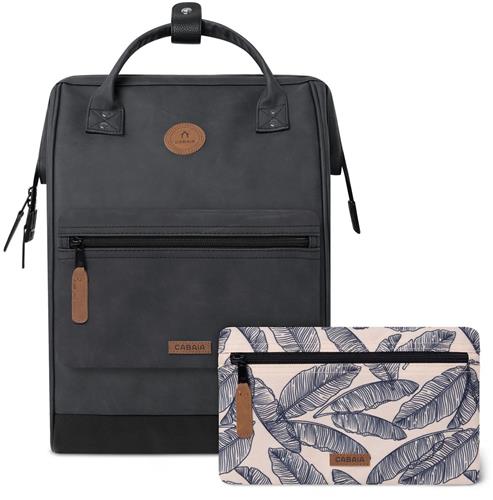Cabaia laptoprugzak / Rugtas / Schooltas - 15 inch - Adventurer Large - Grijs