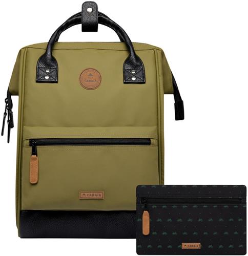 CABAIA vrije tijd rugzak rugzak met laptopvak Adventurer Waterproof Recycled Backpack 18L Grenoble olijfgroen