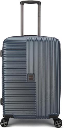 Decent Tourister Middelgrote Koffer - 66 cm - 65/80 Liter - Expandable - TSA Slot - Blauw