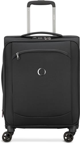 Delsey Montmartre Air 2.0 Handbagagekoffer - 55 cm Slim - Vergrootbaar - Zwart