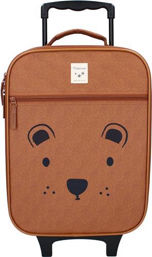Kidzroom Current Legend Trolley Koffer - Bruin - Beer - Reiskoffer