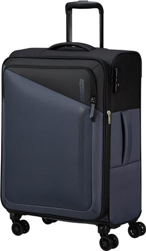 American Tourister Reiskoffer - Daring Dash Spinner M Uitbreidbaar - Black/grey - 3.1 kg