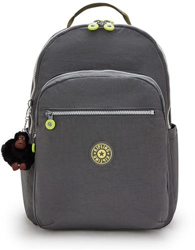 Kipling Seoul Lap 15 Rugzak Back To Grey