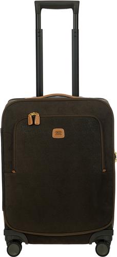 BRIC'S met laptopvak Life Cabin Trolley 55 cm Olive Donkergroen