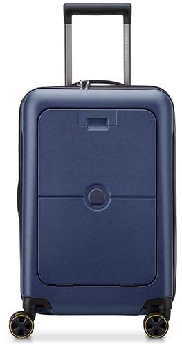 Delsey Turenne 2.0 - 55 cm Handbagage Koffer met Voorvak - Blauw