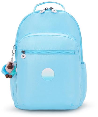 Kipling Seoul Lap 15 Rugzak Sea Blue Met