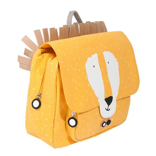 Trixie Boekentas - Mr. Lion - Schooltas voor Kind - School tas Waterafstotend - Voor Jongens en Meisjes - Rugtas voor Basisschool - Geel