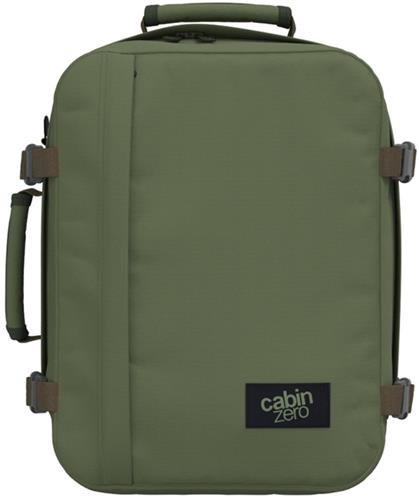 CabinZero Handbagage Reistas / Rugzak Combi - 28 Liter - Groen