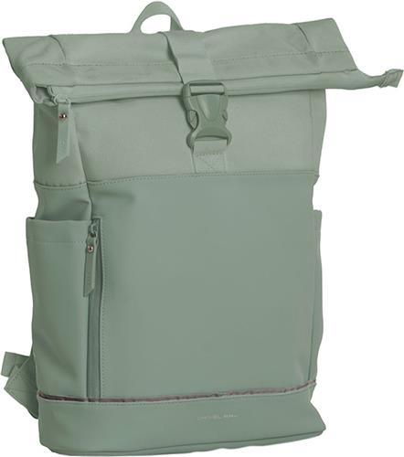 Daniel Ray Pittsburgh Rolltop Rugtas Coated 15,6 Oud Groen