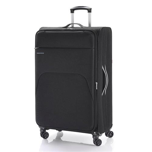 Gabol Zachte koffer / Trolley / Reiskoffer - Zambia - 79 cm (XL) - Zwart