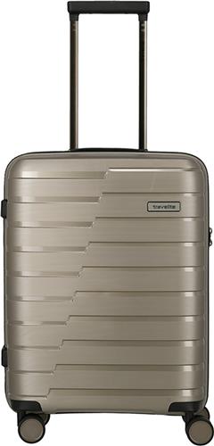 Travelite Handbagage koffer / Trolley / Reiskoffer - 55 x 39 x 20 cm - Air Base - Champagne