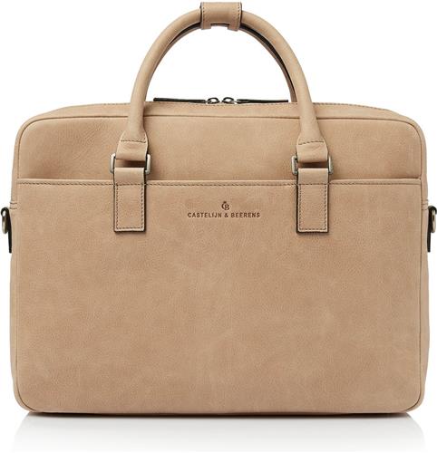 Castelijn & Beerens - Carisma Laptoptas 15,6 RFID | beige -