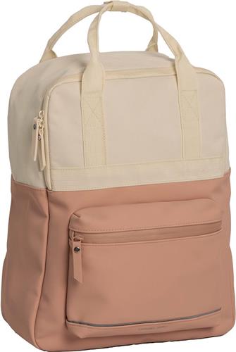 Daniel Ray Providenc Coated Rugtas 15.6" Oud Roze/Beige