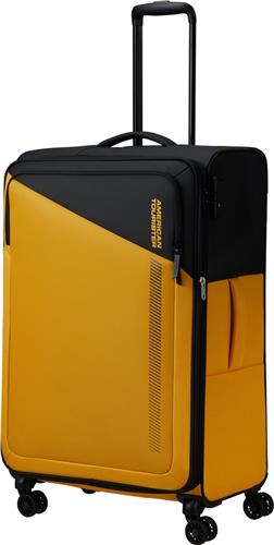 American Tourister Reiskoffer - Daring Dash Spinner L uitbreidbaar - Black/yellow - 3.7 kg