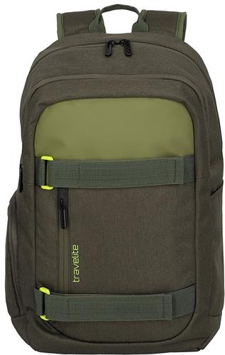 travelite Vrije tijd rugzak Rugzak met laptopvak Pathway Strap Backpack 28L Oliv Donkergroen