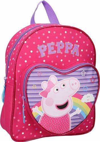 Nickelodeon Rugzak Peppa Pig Hart 7 Liter Polyester Roze/paars