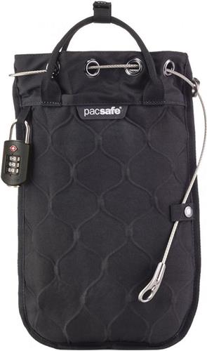 Pacsafe Travelsafe - 3L - Anti-diefstalkluis - RFID-beveiligd - 360Â° RVS eXomesh draadsysteem - Snijbestendig - Zwart