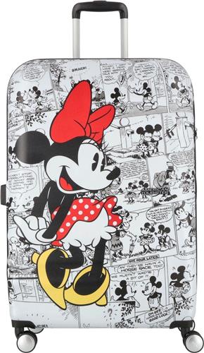 American Tourister Reiskoffer - Wavebreaker Disney spinner (4 wielen) 77/28 - Mickey comics White - 96 l