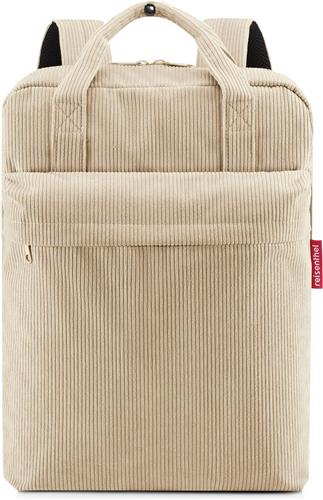 Reisenthel Allday Backpack M Rugzak - 15L - Cord Sand Beige