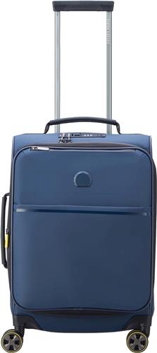 Delsey Turenne Soft - 55 cm Vergrootbare Handbagage Koffer - Blauw