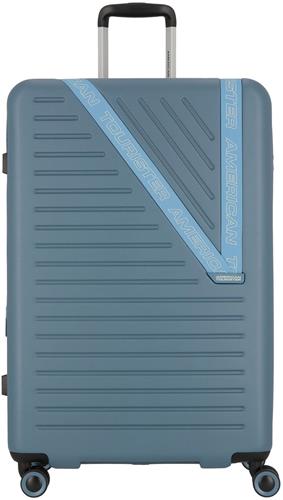 American Tourister Trolley Dynabelt Spinner 77 / 28 Exp TSA Rainstorm Blue Blauwgrijs