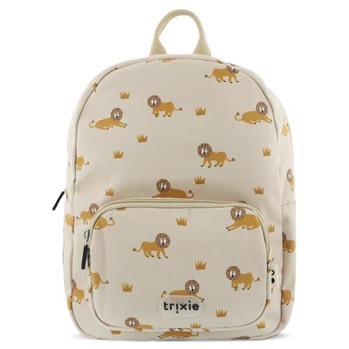 Trixie Rugzak  Lively Lion - Schooltas Waterafstotend - Boekentas voor Kind - Voor Jongens en Meisjes  100% gerecycleerd PET - Leeuw