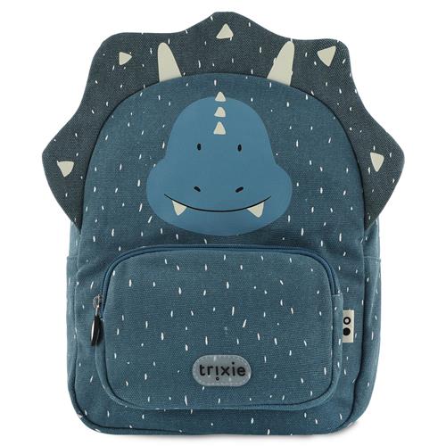 Trixie Rugzak - Mr. Triceratops - Schooltas Waterafstotend - Boekentas voor Kind - Voor Jongens en Meisjes - Geschikt als Gymtas - Blauw - Dino