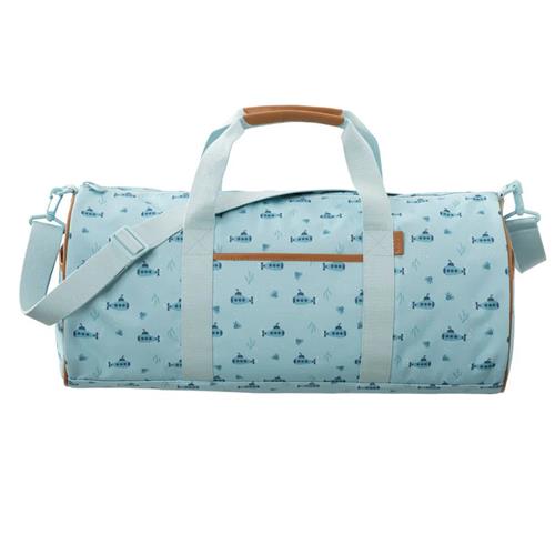Fresk Weekendtas Large - 37 L - Sporttas voor Kinderen - Reistas - Tas - Blauw - Submarine