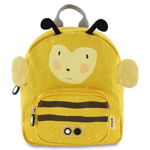 Trixie Kleine Rugzak - Mrs. Bumblebee - Schooltas Waterafstotend - Boekentas voor Kind - Voor Jongens en Meisjes - Geschikt als Gymtas - Geel