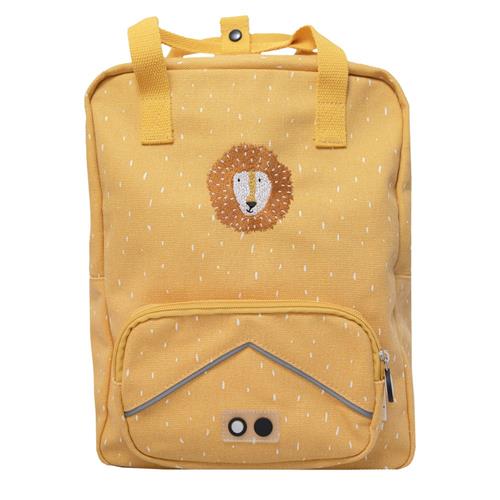 Trixie Rugzak - Mr. Lion - Schooltas Waterafstotend - Boekentas voor Kind - Voor Jongens en Meisjes - Ook geschikt als Gymtas - Geel - Leeuw