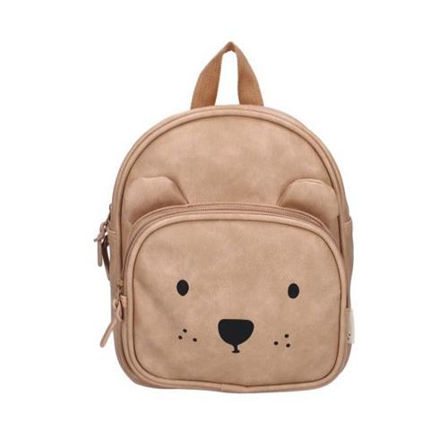 Kidzroom Beary Excited Rugzak - Beige - Beer