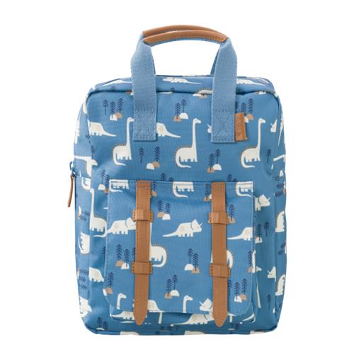 Fresk Rugzak voor Kinderen - 4,7 L - Schooltas - Verstelbare Schouderbanden - Waterafstotende Rugtas - Blauw - Dino