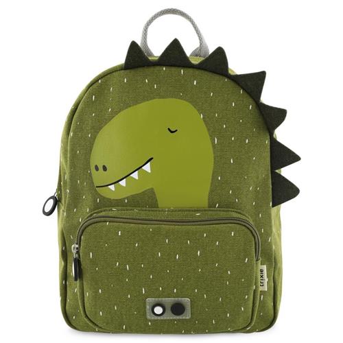 Trixie Rugzak - Mr. Dino - Schooltas Waterafstotend - Boekentas voor Kind - Voor Jongens en Meisjes - Geschikt als Gymtas - Groen