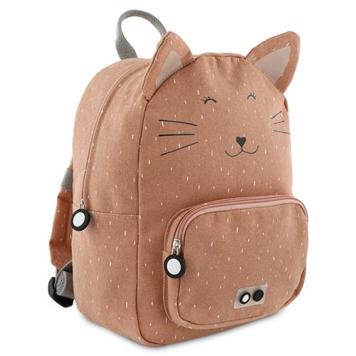 Trixie Rugzak - Mrs. Cat - Schooltas Waterafstotend - Boekentas voor Kind - Voor Jongens en Meisjes - Geschikt als Gymtas - Roze - Kat