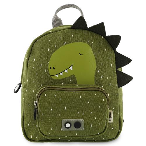 Trixie Kleine Rugzak - Mr. Dino - Schooltas Waterafstotend - Boekentas voor Kind - Voor Jongens en Meisjes - Geschikt als Gymtas - Groen